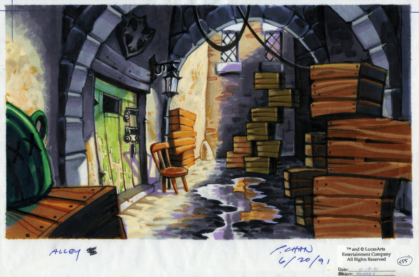 1440x950 Concept Art from Monkey Island 2: LeChuck's Revenge, Desktop