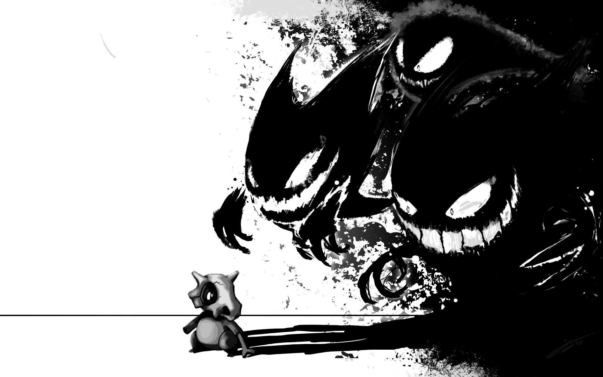 1920x1200 pokemon, Gengar, Haunter, Ghastly, artwork, Cubone wallpaper, Desktop