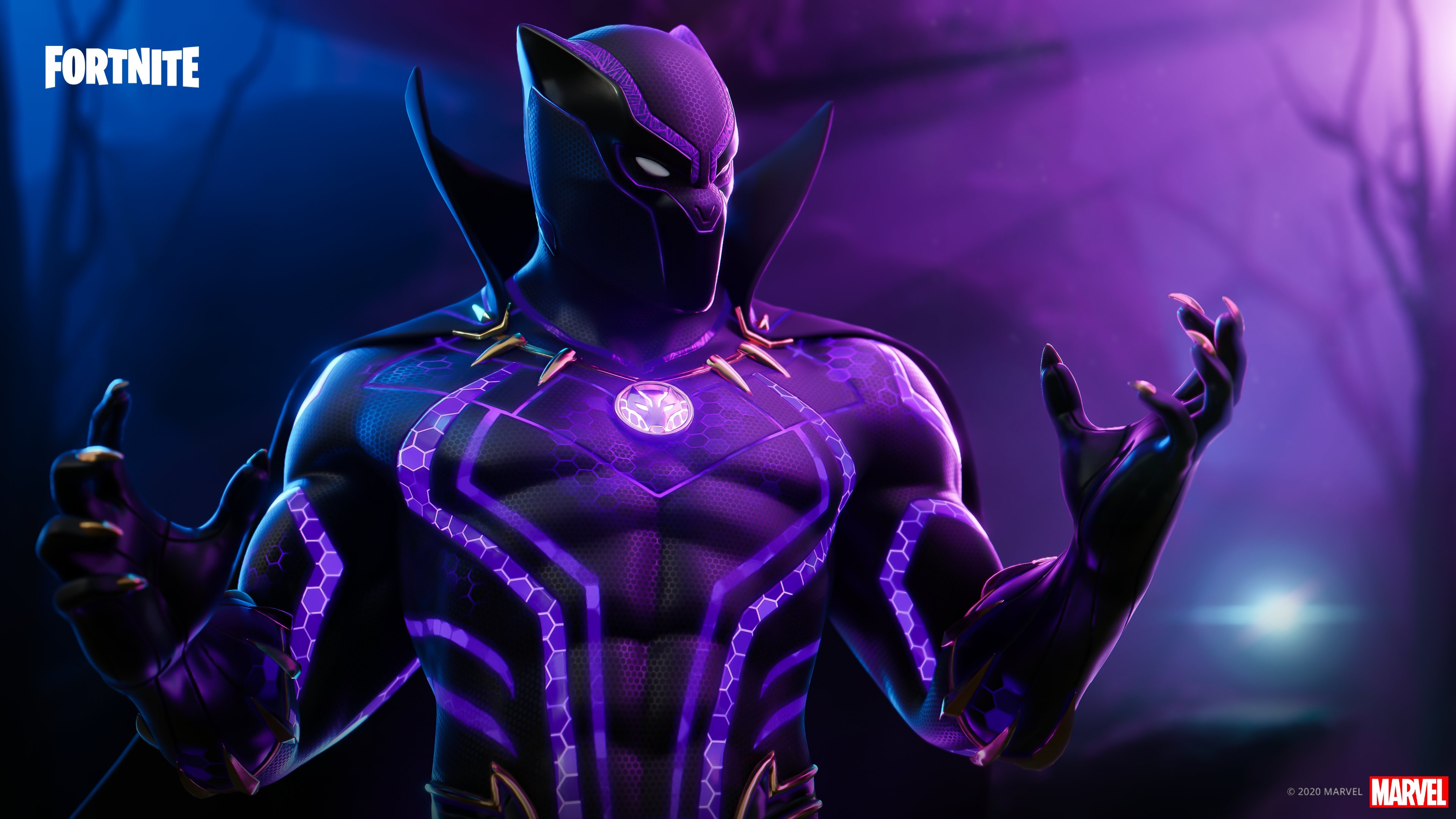 3840x2160 Black Panther Fortnite wallpaper, Desktop