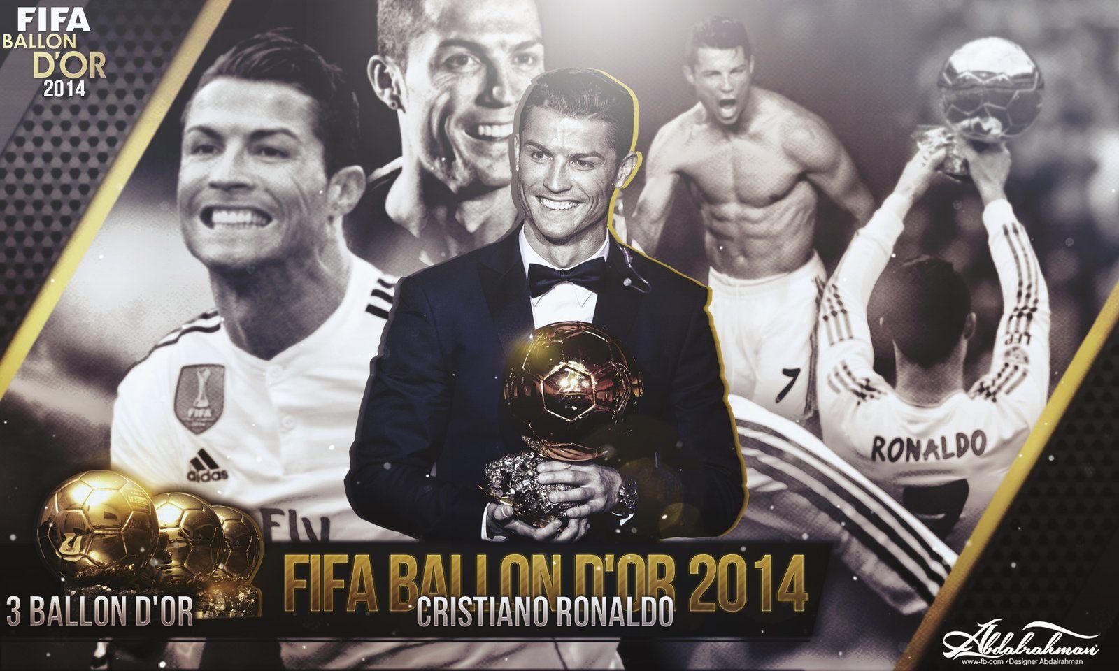 1600x960 Cristiano Ronaldo FIFA_Ballon D'Or 2014 By Designer Abdalrahman, Desktop