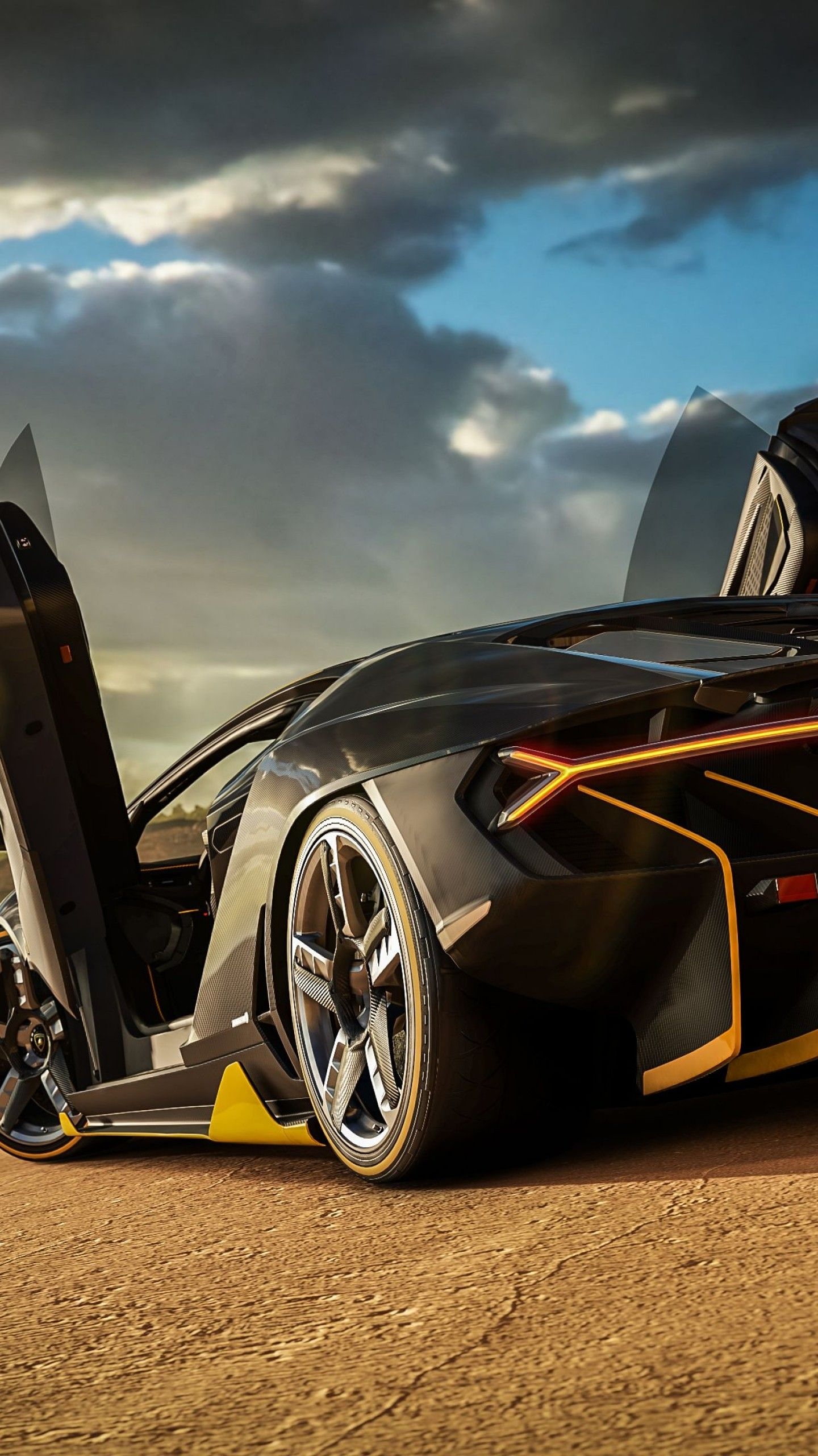 1440x2560 Wallpaper Forza Horizon Lamborghini Centenario, 4K, Games, Phone