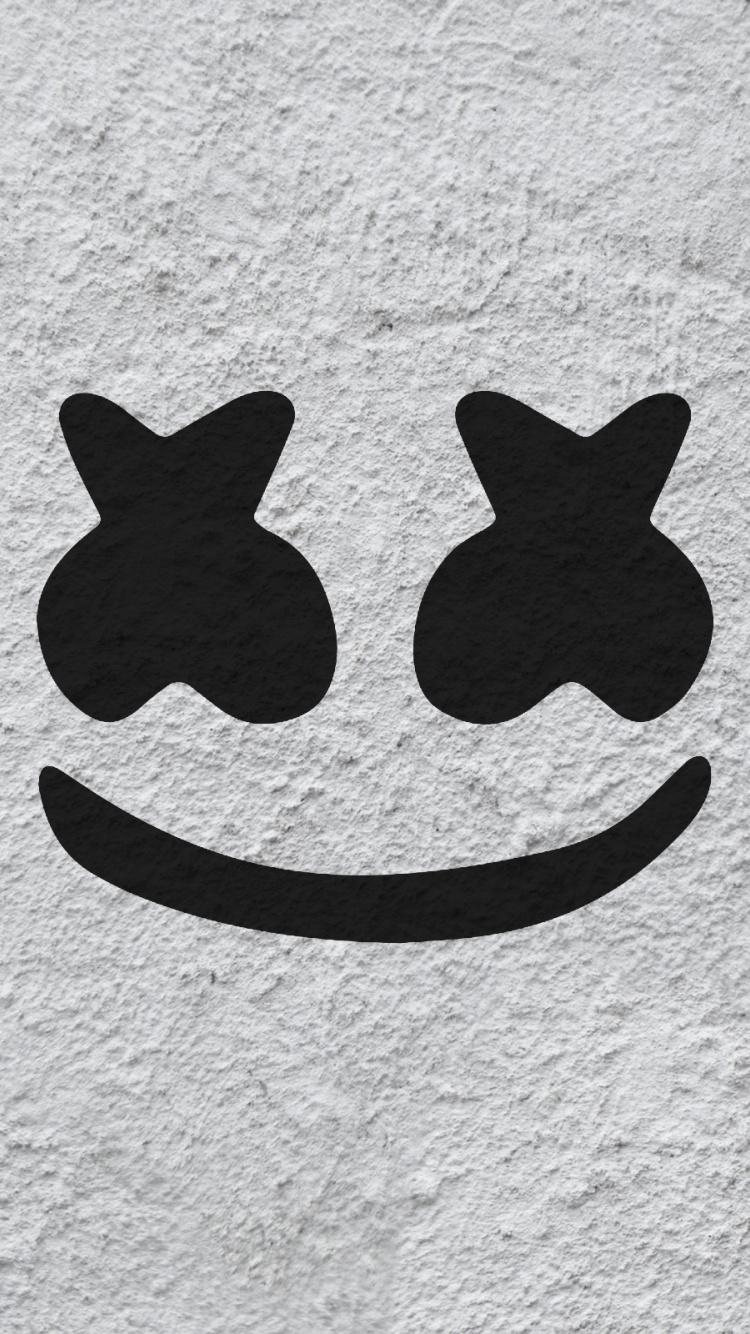 750x1340 Download Marshmello, musician, art, logo wallpaper,, Phone