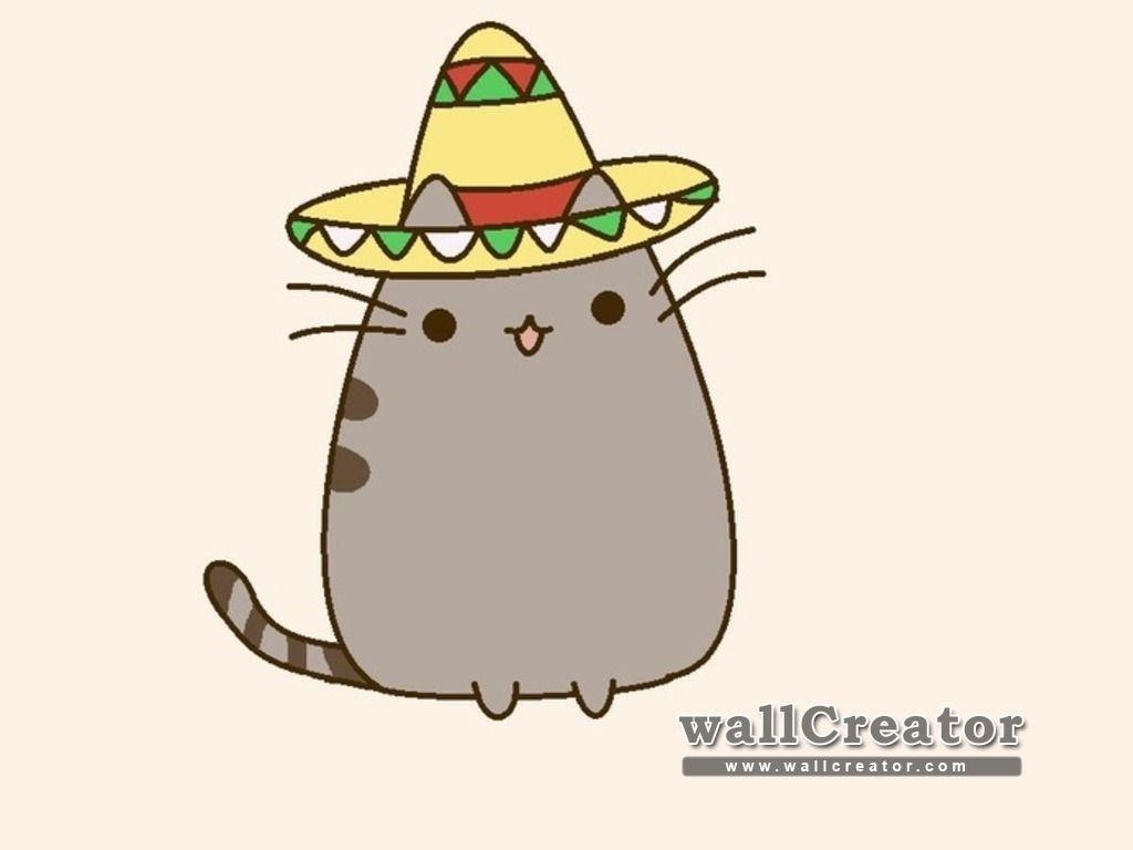 1030x770 Mexican Pusheen / 768 Wallpaper, Desktop