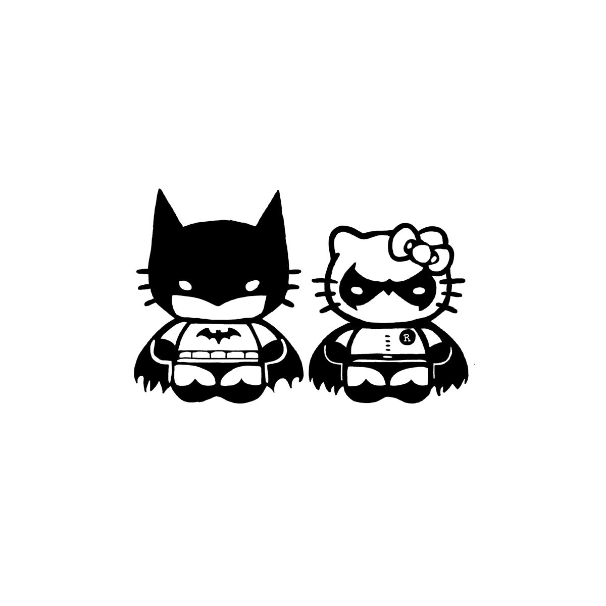 1200x1200 hello kitty batman. Hello kitty picture, Hello kitty drawing, Kitty drawing, Phone