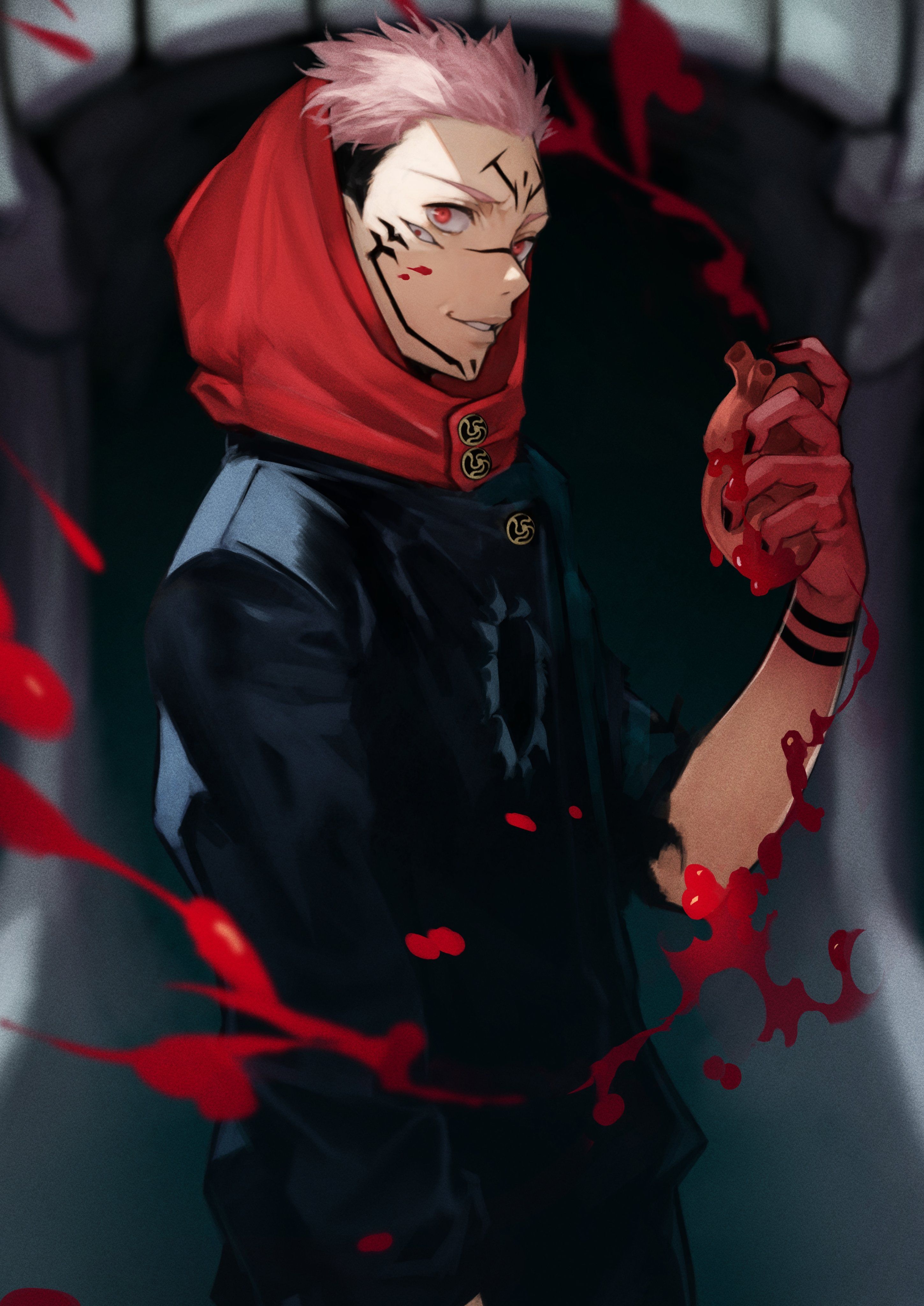 2900x4100 Sukuna (Jujutsu Kaisen) Anime Image Board, Phone