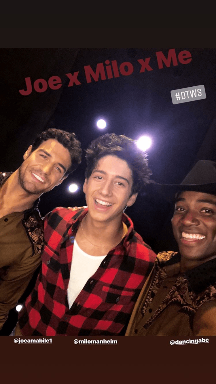 750x1340 Joe Amabile, Milo Manheim, and DeMarcus Ware, Phone