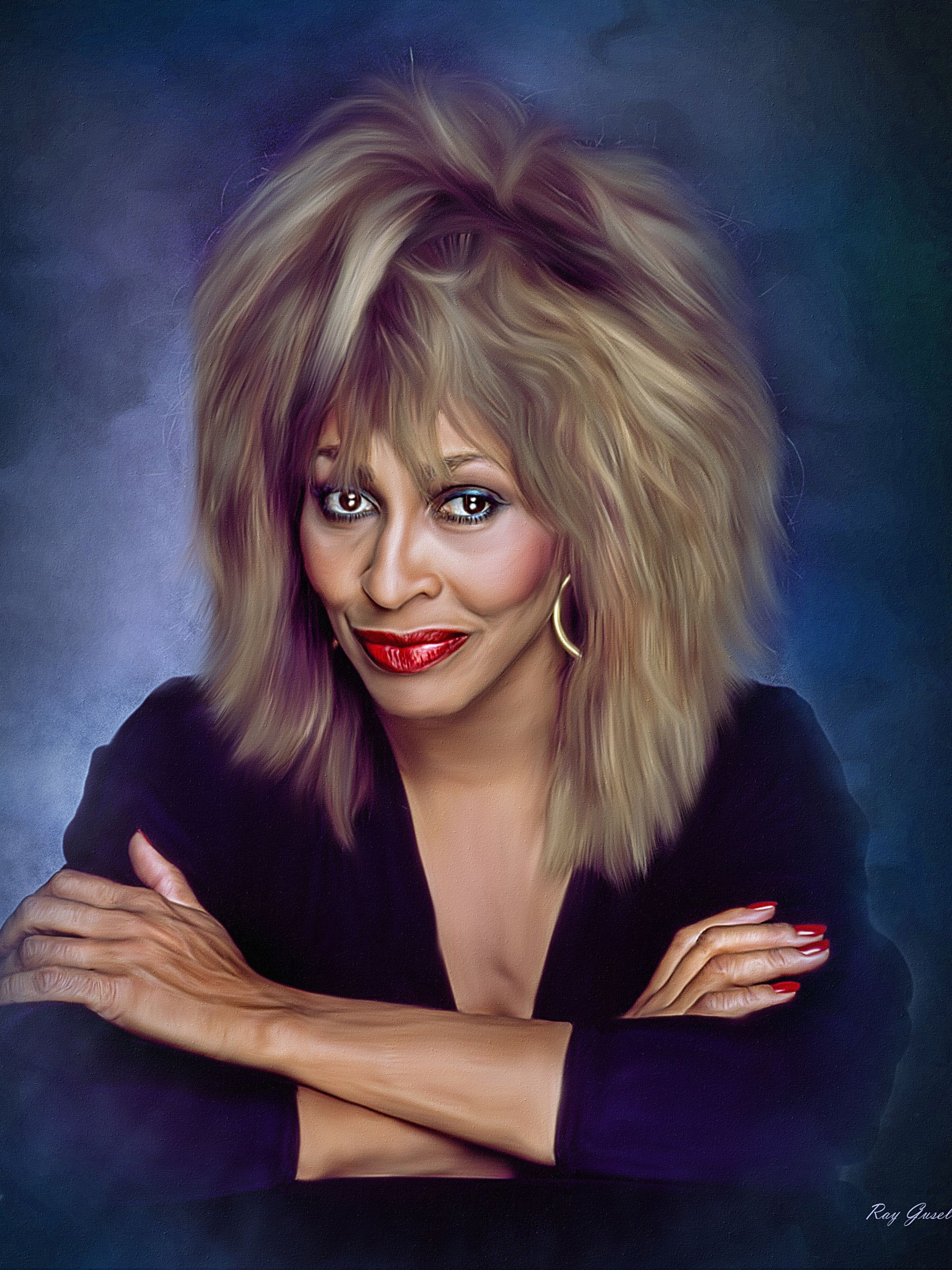 2050x2740 Image Tina Turner Hair Girls Music Painting Art, Phone