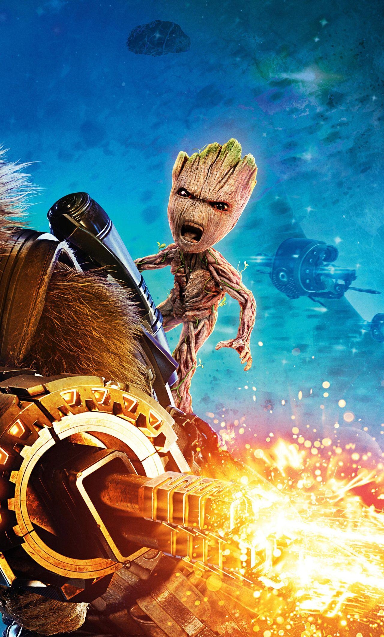 1280x2120 Baby Groot And Rocket Raccoon Guardians Of The Galaxy Vol, Phone