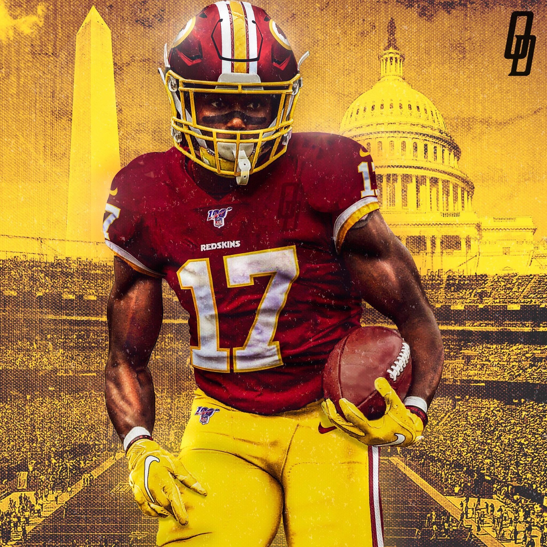 1920x1920 Terry McLaurin Wallpaper Free Terry McLaurin Background, Phone