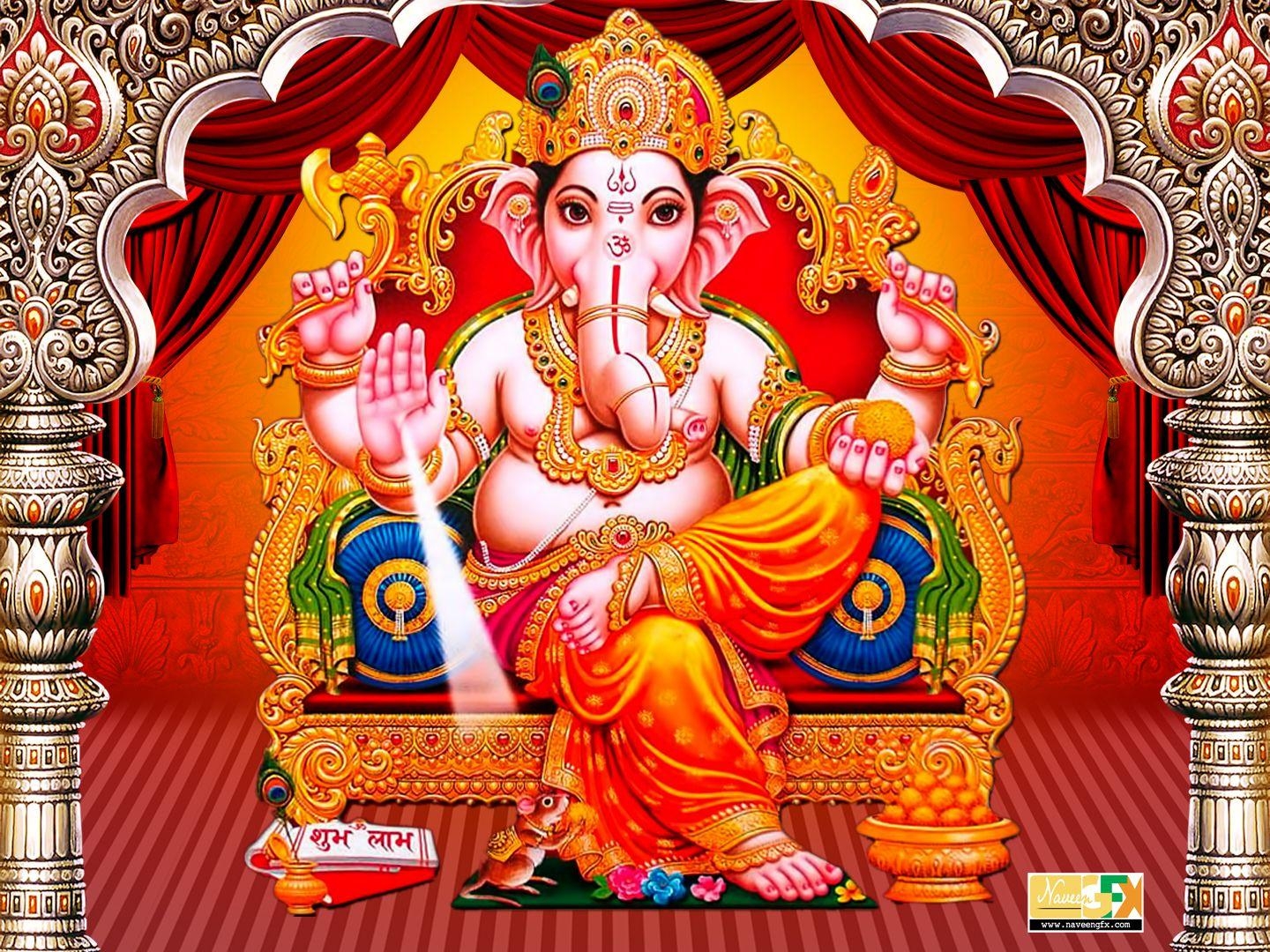 1440x1080 Lord ganesha HD image wallpaper free downloads, Desktop