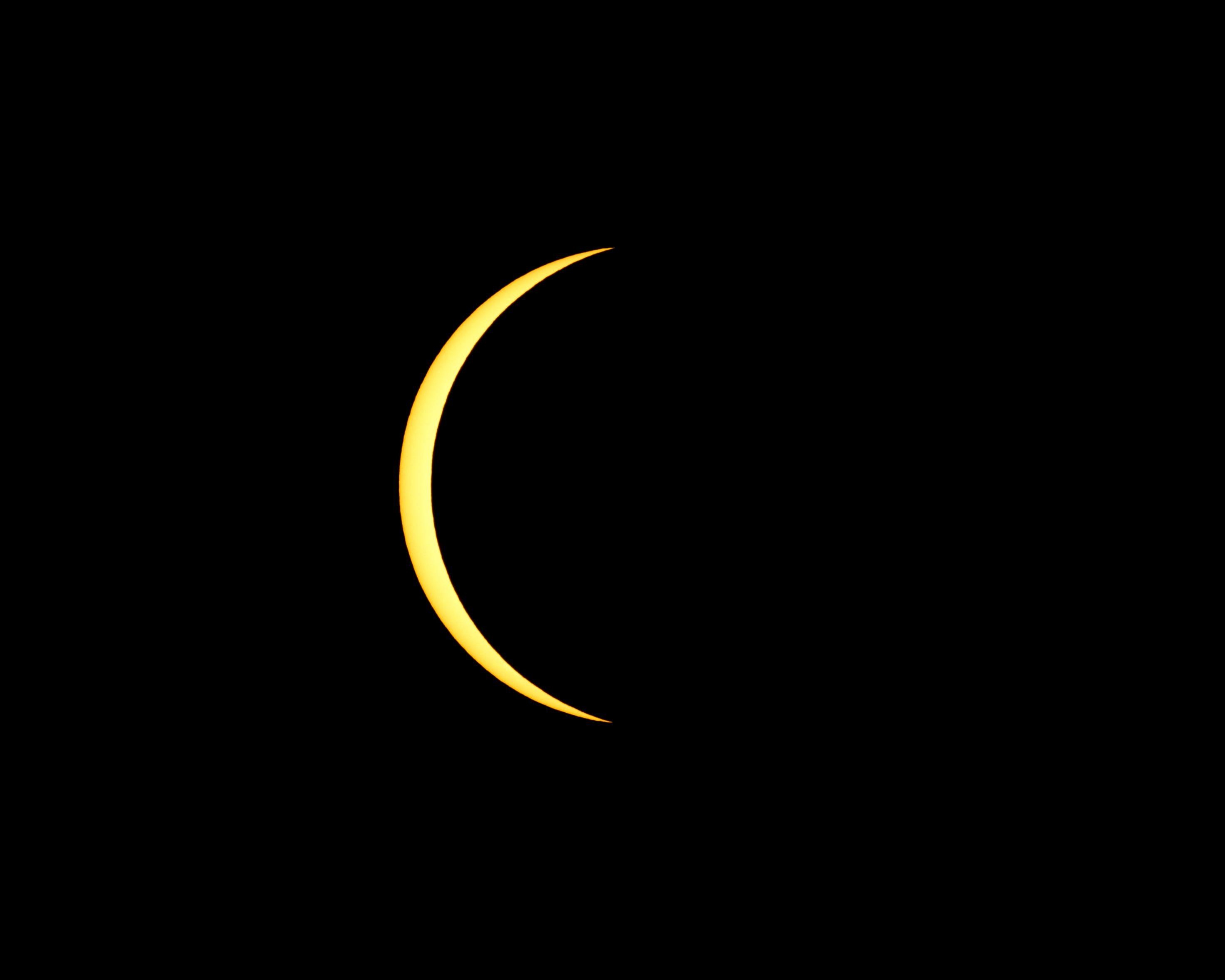 2950x2360 Yellow crescent moon HD wallpaper, Desktop