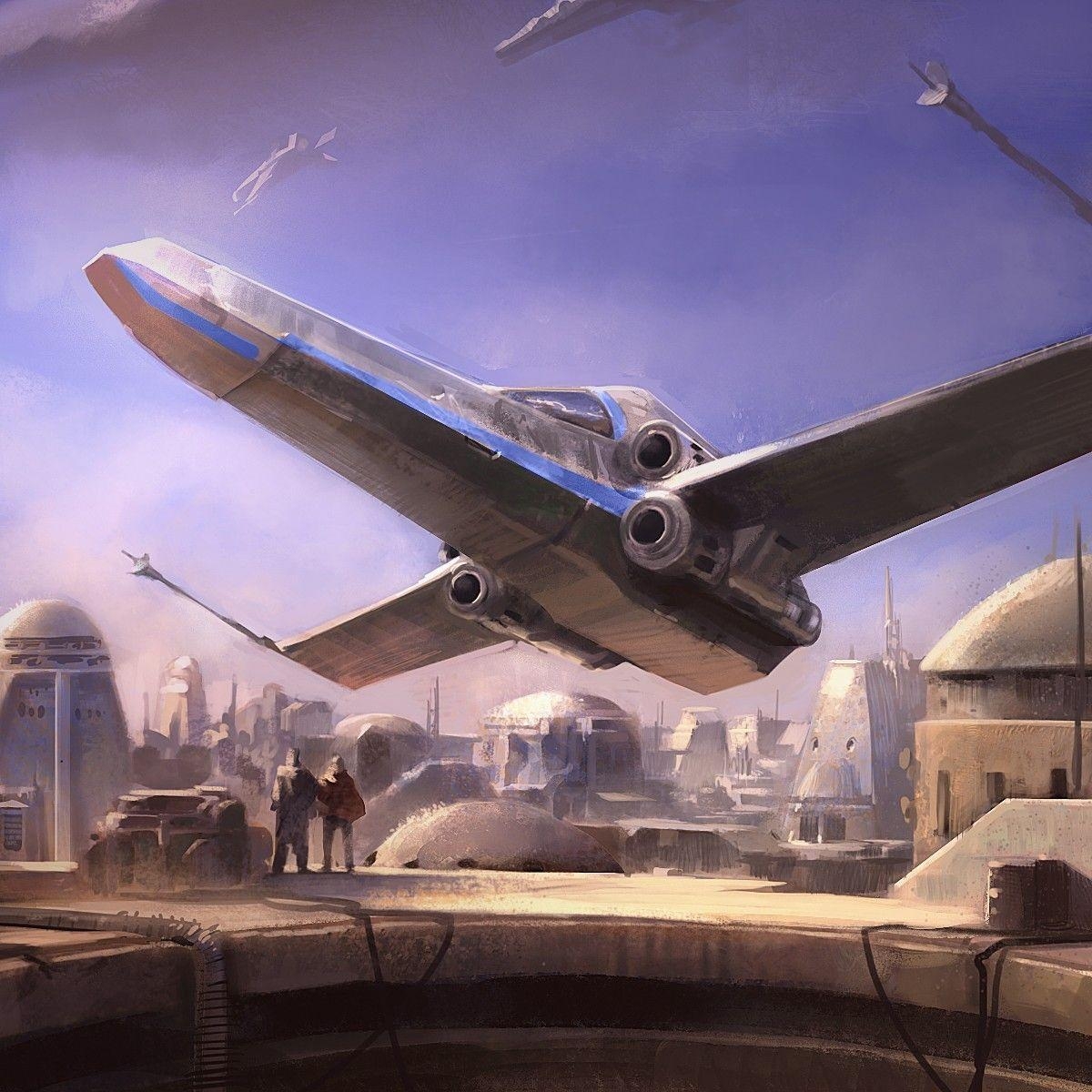 1200x1200 Star Wars, cityscapes, movies, futuristic, spaceships, science, Phone