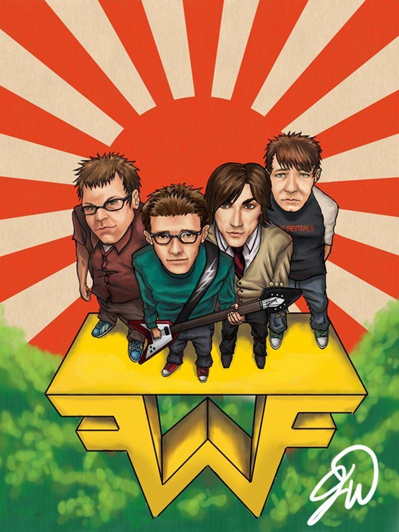 800x1070 Weezer Wallpaper, Phone