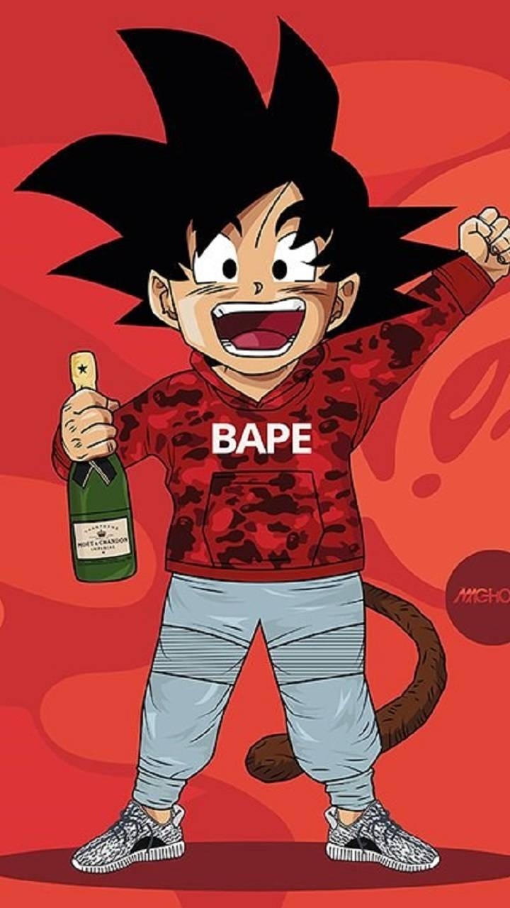 720x1280 Goku Bape wallpaper, Phone