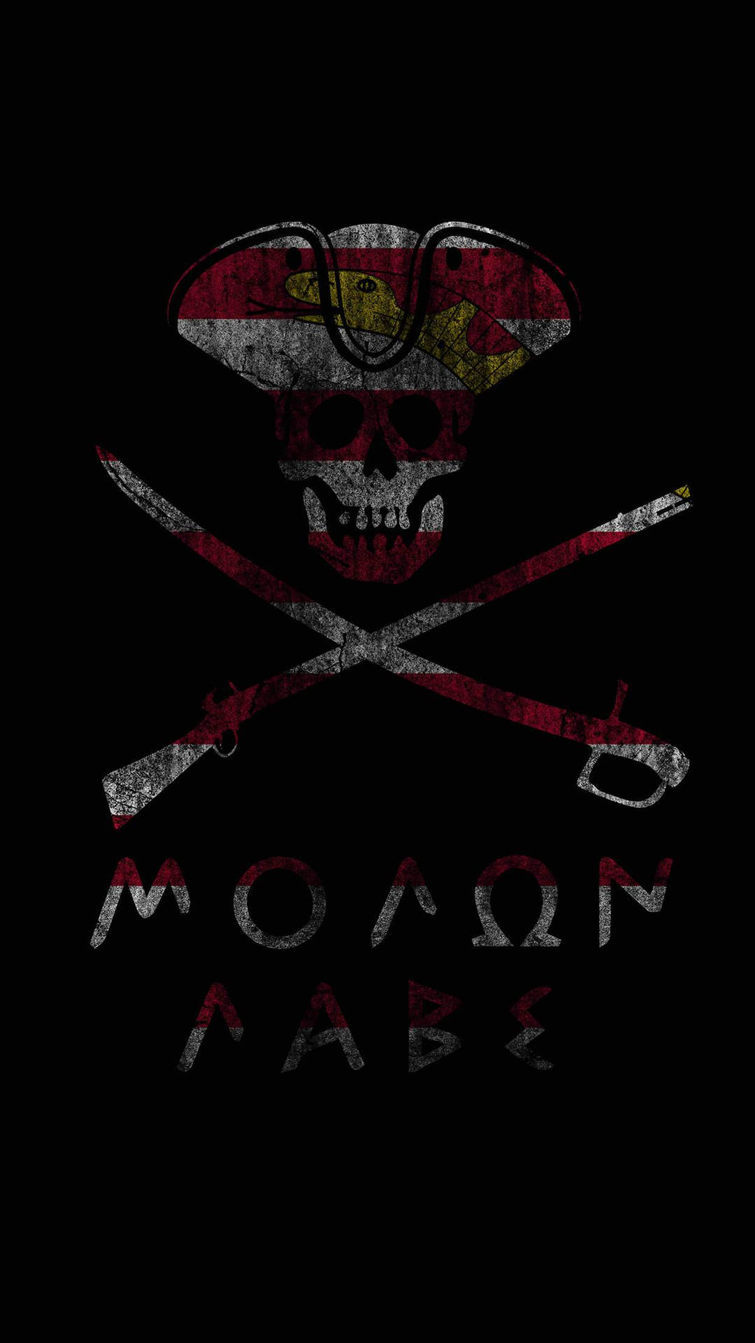 1080x1920 Download Pirate Skull With Letters Phone Wallpaper, Phone