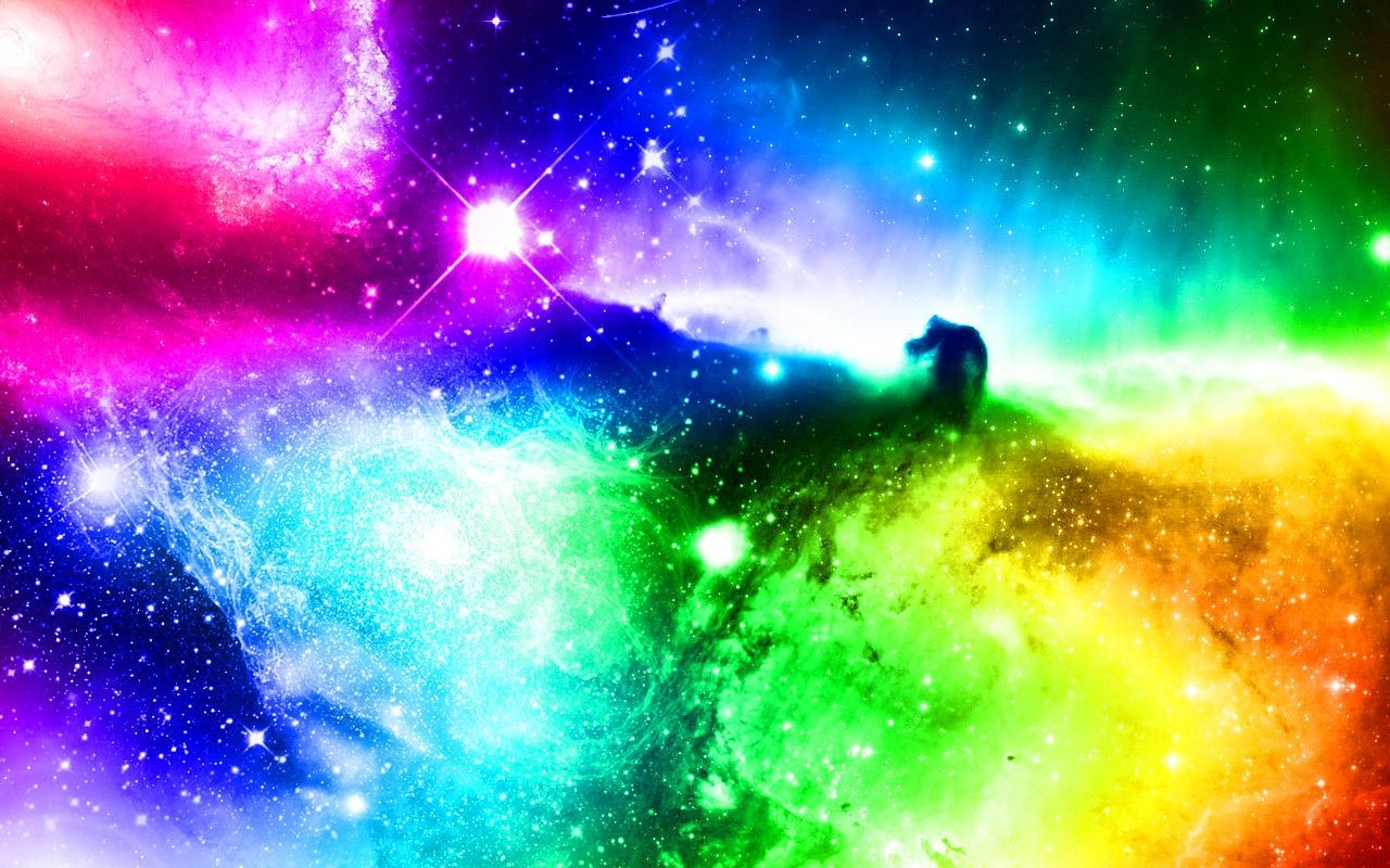 1280x800 Rainbow Galaxy Wallpaper Free Rainbow Galaxy Background, Desktop