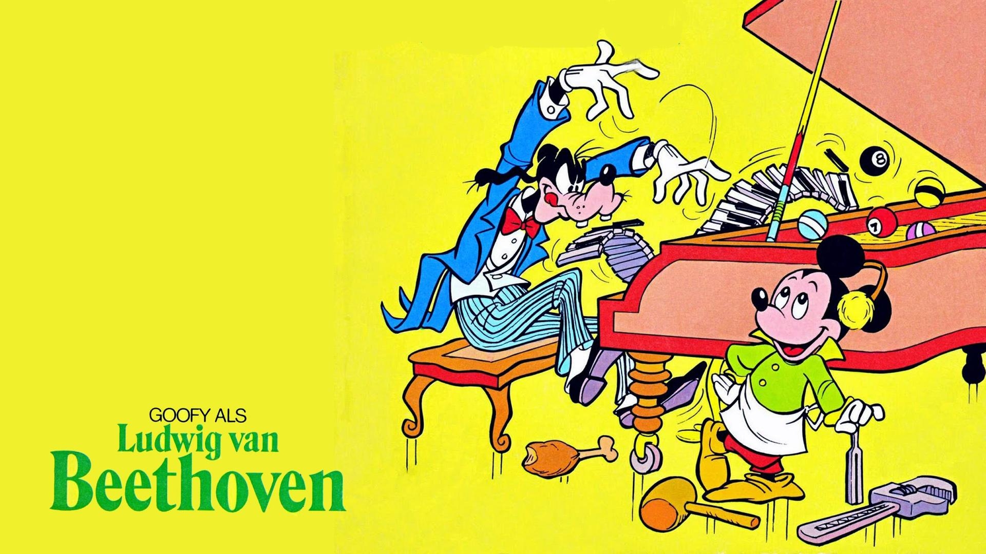 1920x1080 Goofy Like Ludwig Van Beethoven Cartoon Walt Disney Desktop, Desktop