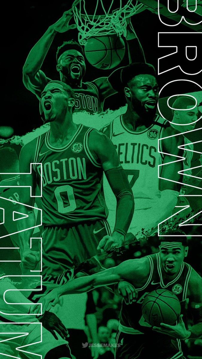 680x1200 Jayson Tatum and Jaylen Brown. Boston celtics wallpaper, Boston celtics basketball, Celtics basketball, Phone