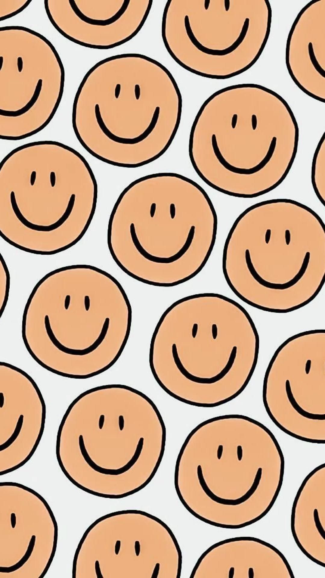 1080x1920 Preppy Smiley Face Wallpaper, Phone