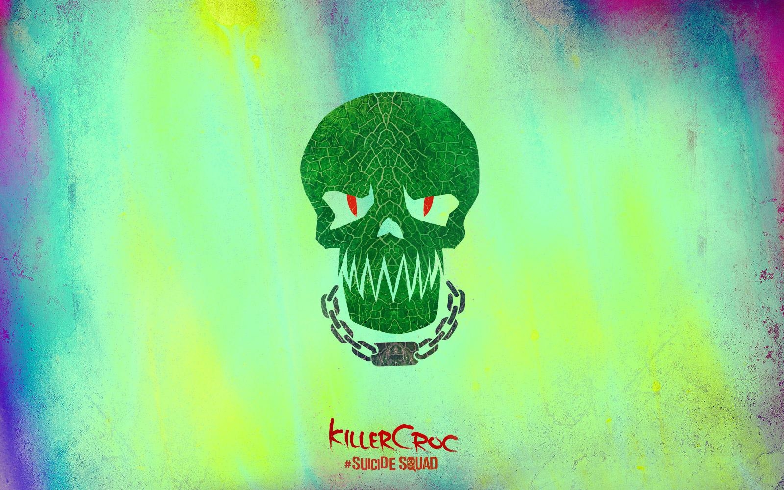 1600x1000 Download the cool, minimalist skull wallpaper from Suicide Squad, Desktop