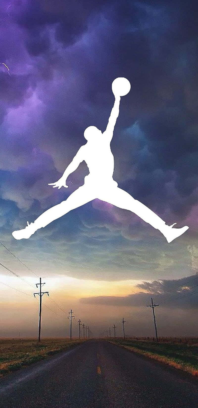 800x1650 Download Jordan Logo Phone Wallpaper, Phone