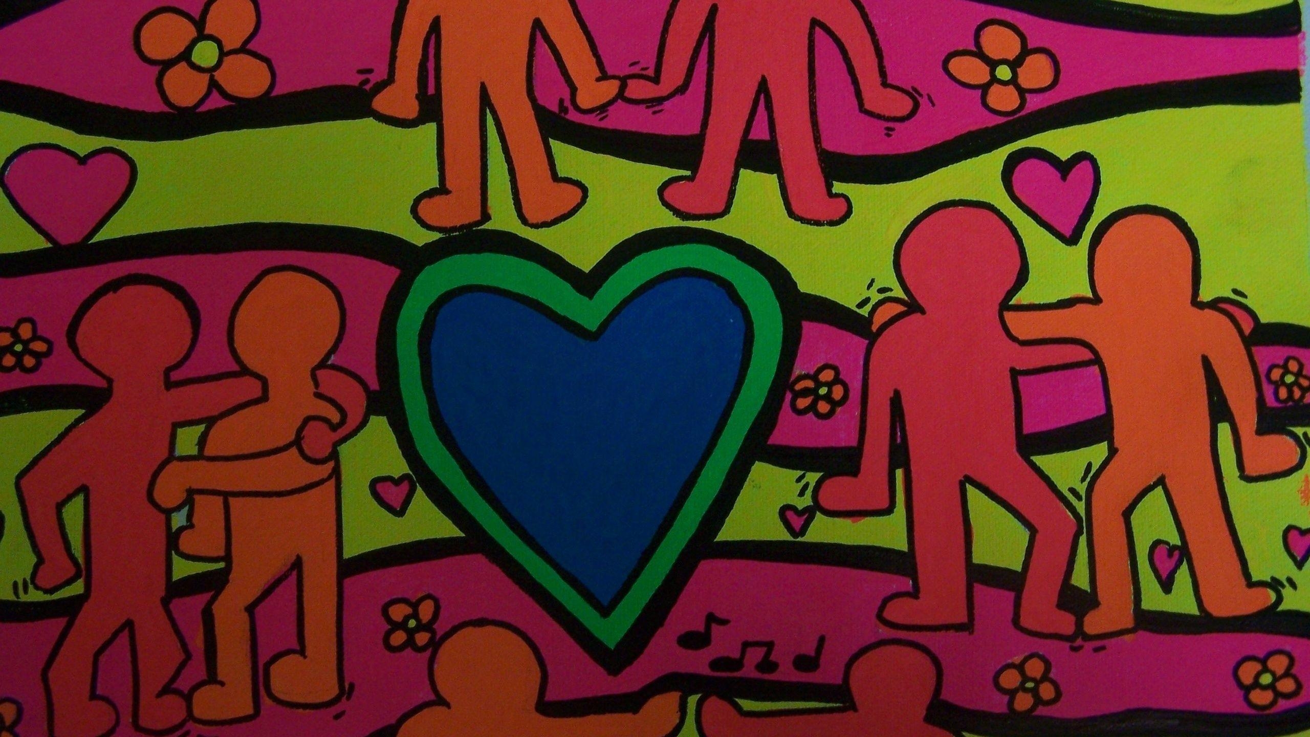 2560x1440 Street Art, Keith Haring, Keith Haring Street Art, Desktop