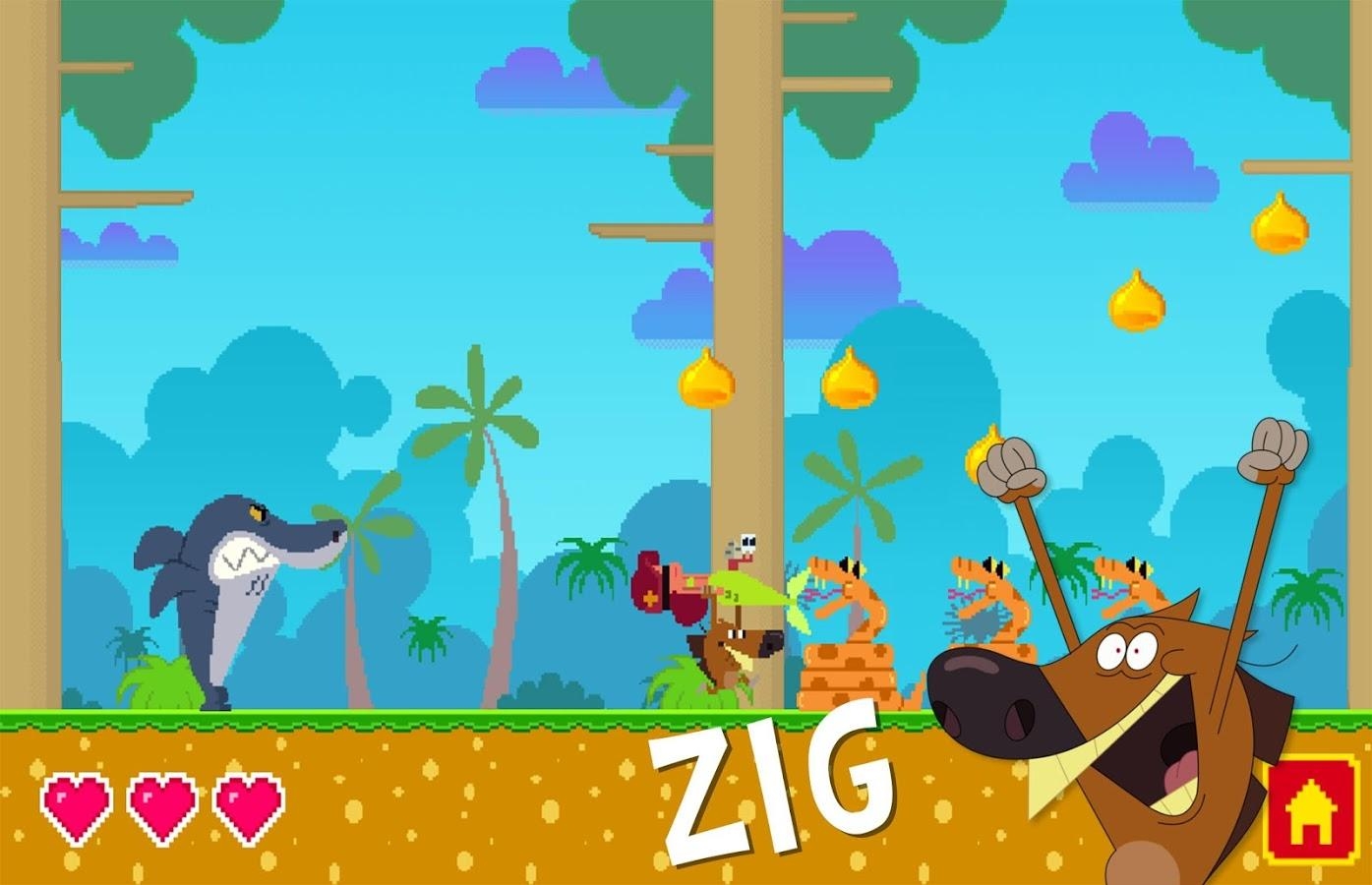 1400x900 Zig & Sharko for Android download and software reviews, Desktop