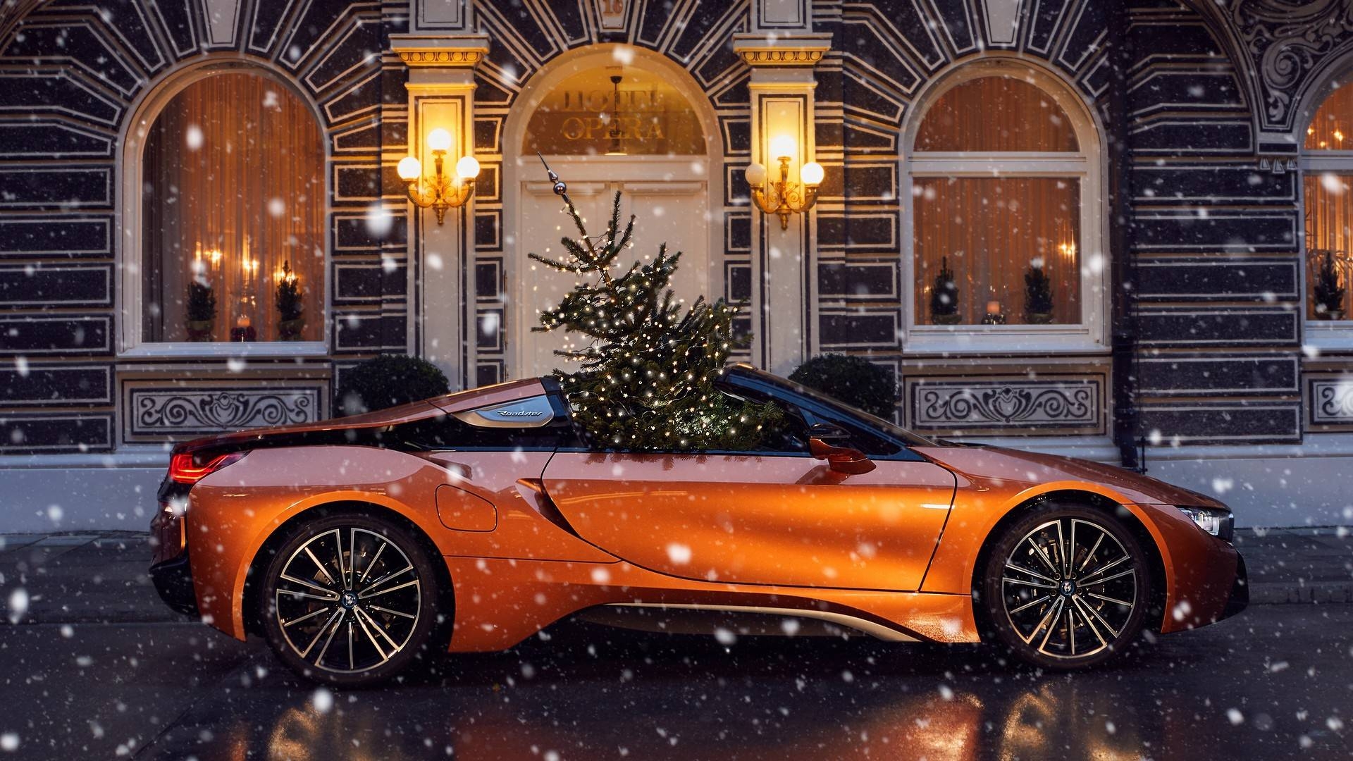 1920x1080 Christmas Supercar Wallpaper, Desktop