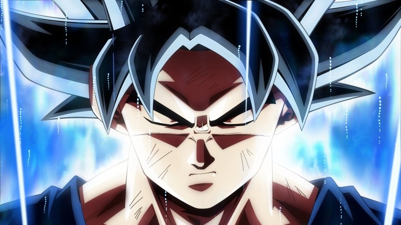 820x470 Goku Ultra Instinct Dragon Ball Super 8K, Desktop