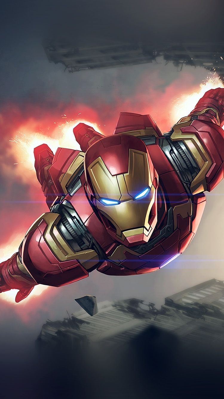 750x1340 Free download Iron Man Animated Wallpaper, Phone